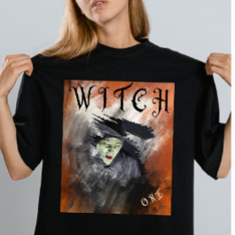 Aangepaste Halloween Witch Matching T-shirt