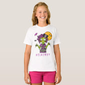 Aangepaste Halloween Zombie Cook T-shirt (Voorkant volledig)