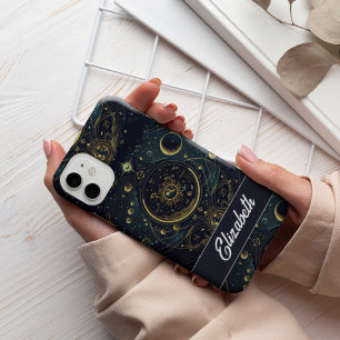 Aangepaste halve maan en sterren Celestial Case-Mate iPhone Case