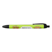 Aangepaste Hamburger- en franse frietpen Zwarte Inkt Pen (Bovenkant)