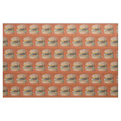 Aangepaste Hamburger Illustratie Stof (Fat Quarter)