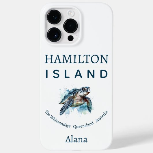 Aangepaste Hamilton Island Case-Mate iPhone Case (Achterkant)