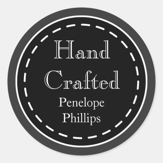 Aangepaste hand ambachtelijke zakelijke Stickers (Voorkant)