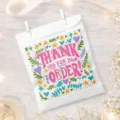 Aangepaste Hand getrokken Dank u voor kleine bedri Bedankzakje (Geknipt)