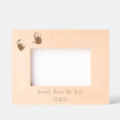 Aangepaste handafdrukken Beste vader Gegraveerde Lijstjes (Voorkant)