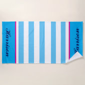 Aangepaste handdoek - Alle gestript (Voorkant)