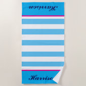 Aangepaste handdoek - Alle gestript (Voorkant)