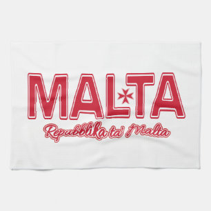Aangepaste handdoek MALTA