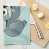 Aangepaste handdoek voor Cute Koala (Quarter Fold)