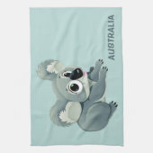 Aangepaste handdoek voor Cute Koala (Verticaal)