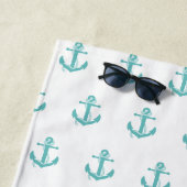 Aangepaste handdoek voor gaasstransport met turquo (In situ)