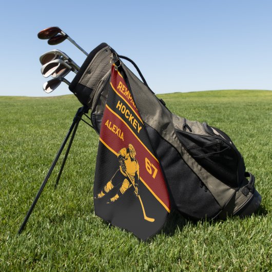 Aangepaste handdoek voor Hockey Schaats (Groen)