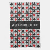 Aangepaste handdoek voor kaartspeler (Verticaal)