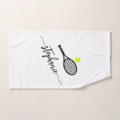 Aangepaste handdoek voor schrijfnaam Tennis (Handdoek)