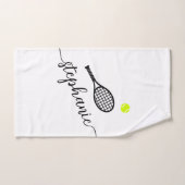 Aangepaste handdoek voor schrijfnaam Tennis (Handdoek)