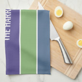 Aangepaste handdoek voor stripes Pattern (Quarter Fold)