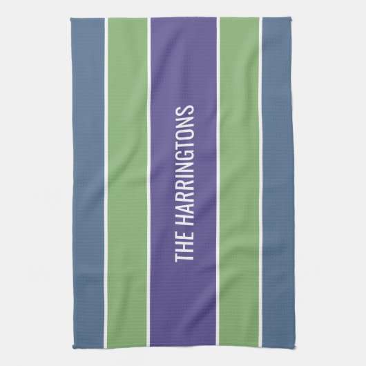 Aangepaste handdoek voor stripes Pattern (Verticaal)