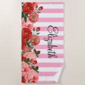 Aangepaste handdoeken voor bloemen en strips (Voorkant)