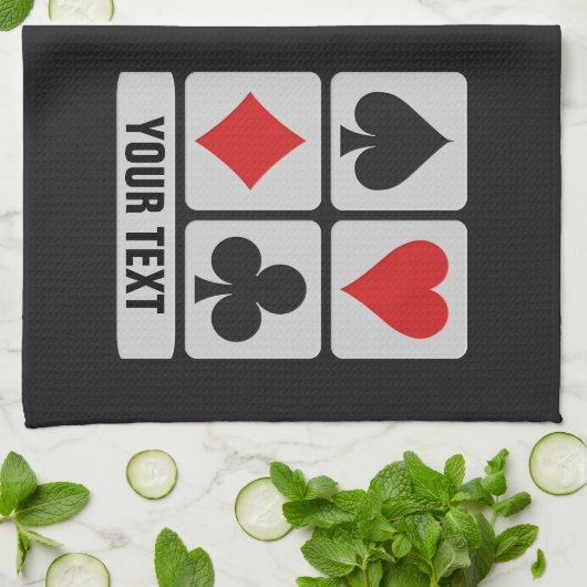 Aangepaste handdoeken voor kaartspeler (Gevouwen)