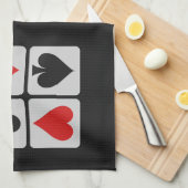 Aangepaste handdoeken voor kaartspeler (Quarter Fold)