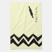 Aangepaste handdoeken voor rolletjes in art-Deco (Verticaal)