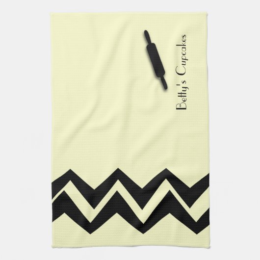 Aangepaste handdoeken voor rolletjes in art-Deco (Verticaal)