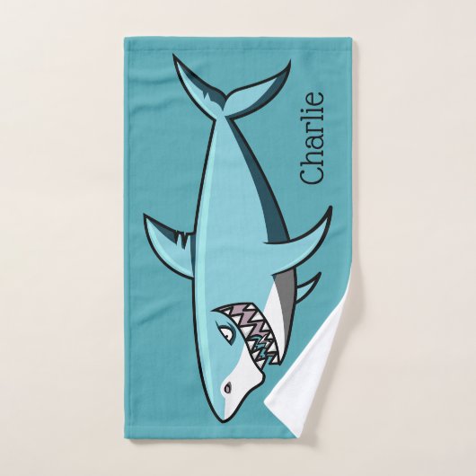Aangepaste handdoekset Koel Shark Bad Handdoek (Handdoek)