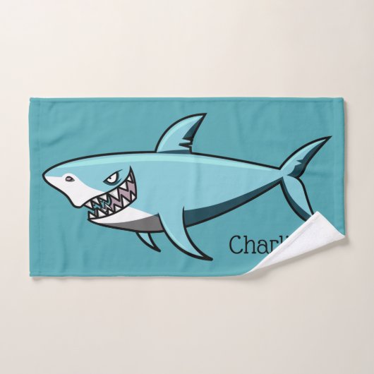 Aangepaste handdoekset Koel Shark Bad Handdoek (Handdoek)