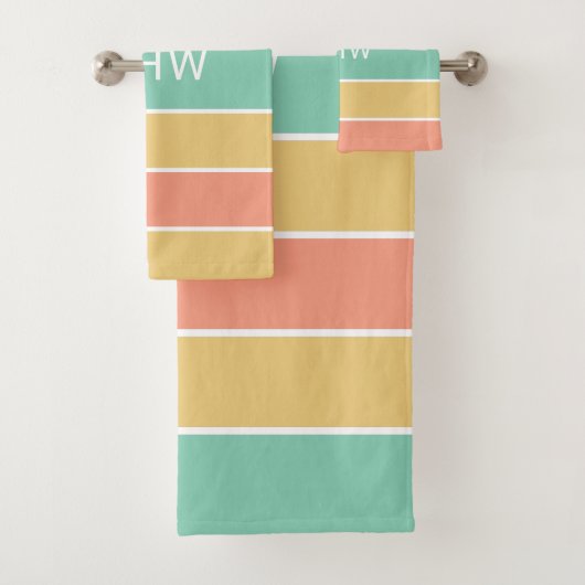 Aangepaste handdoekset voor tapepatroon bad handdoek (Insitu)