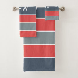 Aangepaste handdoekset voor tapepatroon bad handdoek