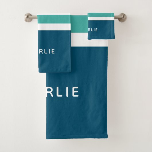 Aangepaste handdoekset voor tapepatroon bad handdoek (Insitu)