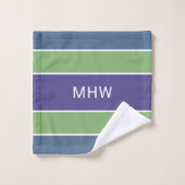 Aangepaste handdoekset voor tapepatroon bad handdoek (Wasdoekje)