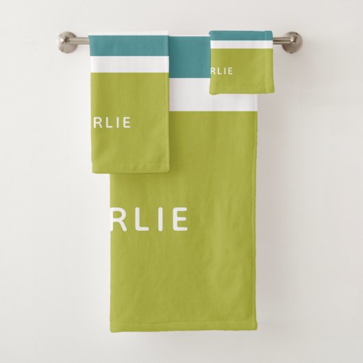 Aangepaste handdoekset voor tapepatroon bad handdoek (Insitu)