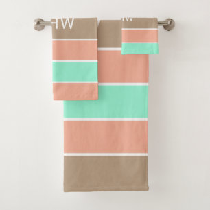 Aangepaste handdoekset voor tapepatroon bad handdoek