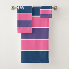 Aangepaste handdoekset voor tapepatroon bad handdoek