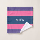 Aangepaste handdoekset voor tapepatroon bad handdoek (Wasdoekje)