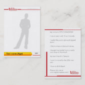 Aangepaste handelskaart #2 visitekaartje (Voorkant / Achterkant)