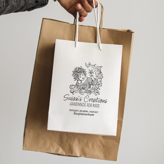 Aangepaste handgemaakte creaties, klapbaar kind rubberstempel