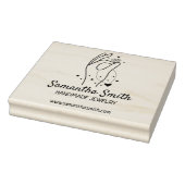 Aangepaste handgemaakte juwelen, groot rubberstempel (Stempel)
