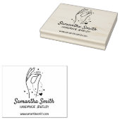 Aangepaste handgemaakte juwelen, groot rubberstempel (Gestempeld)