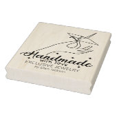 Aangepaste handgemaakte met liefde grote zaken rubberstempel (Stempel)