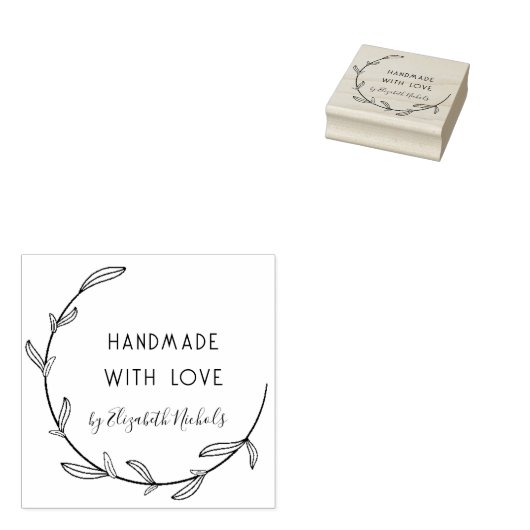 Aangepaste handgemaakte rubberstempel (Gestempeld)