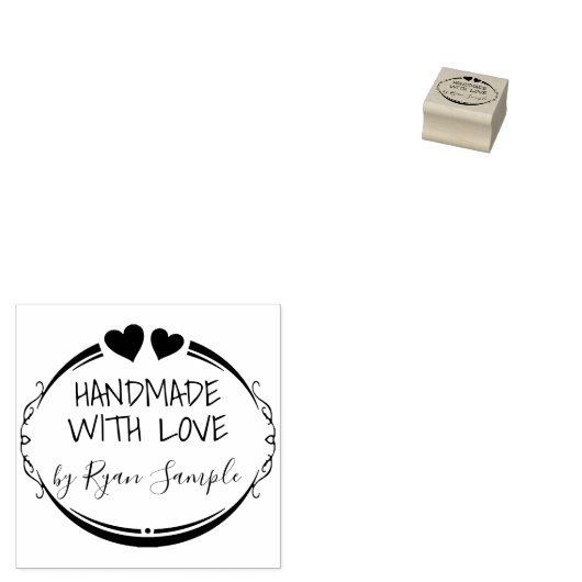 Aangepaste handgemaakte rubberstempel (Gestempeld)