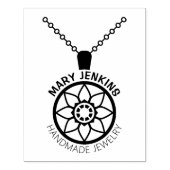 Aangepaste handgemaakte sieraden, maak uw eigen Lo Rubberstempel (Afrduk)