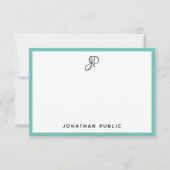 Aangepaste handgeschreven eenvoudige Sjabloon van (Voorkant)