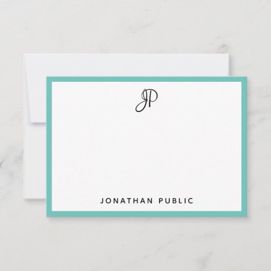 Aangepaste handgeschreven eenvoudige Sjabloon van (Voorkant)