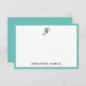 Aangepaste handgeschreven eenvoudige Sjabloon van (Voorkant / Achterkant)