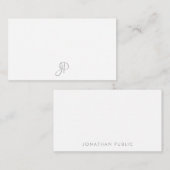 Aangepaste handgeschreven minimalistische Sjabloon (Voorkant / Achterkant)