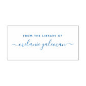 Aangepaste handgeschreven naam uit de bibliotheek   zelfinktende stempel (Design)