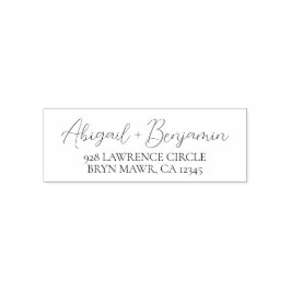 Aangepaste handgeschreven retouradres  zelfinktende stempel